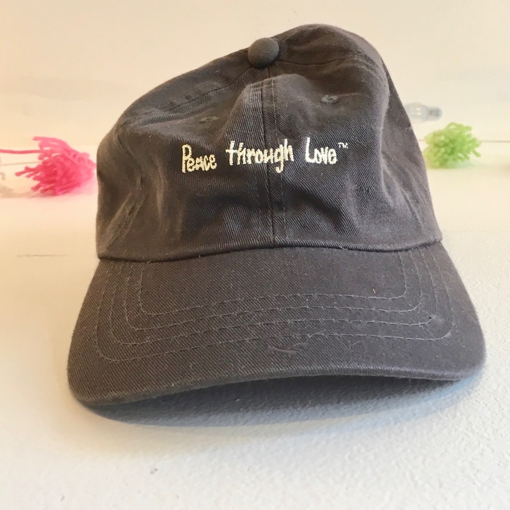 Peace through Love Baseball Hat